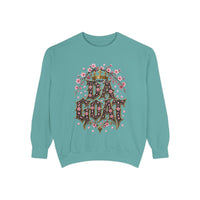 "DA GOAT" Floral Women's Graphic Sweatshirt
