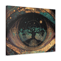 Mystic Eye Tree of Life Stretched Canvas