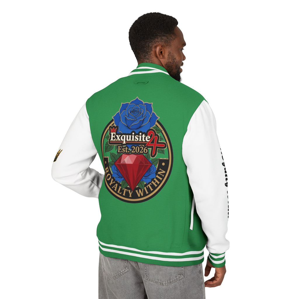 Exquisite 24 Royalty Within Emblem Varsity Jacket