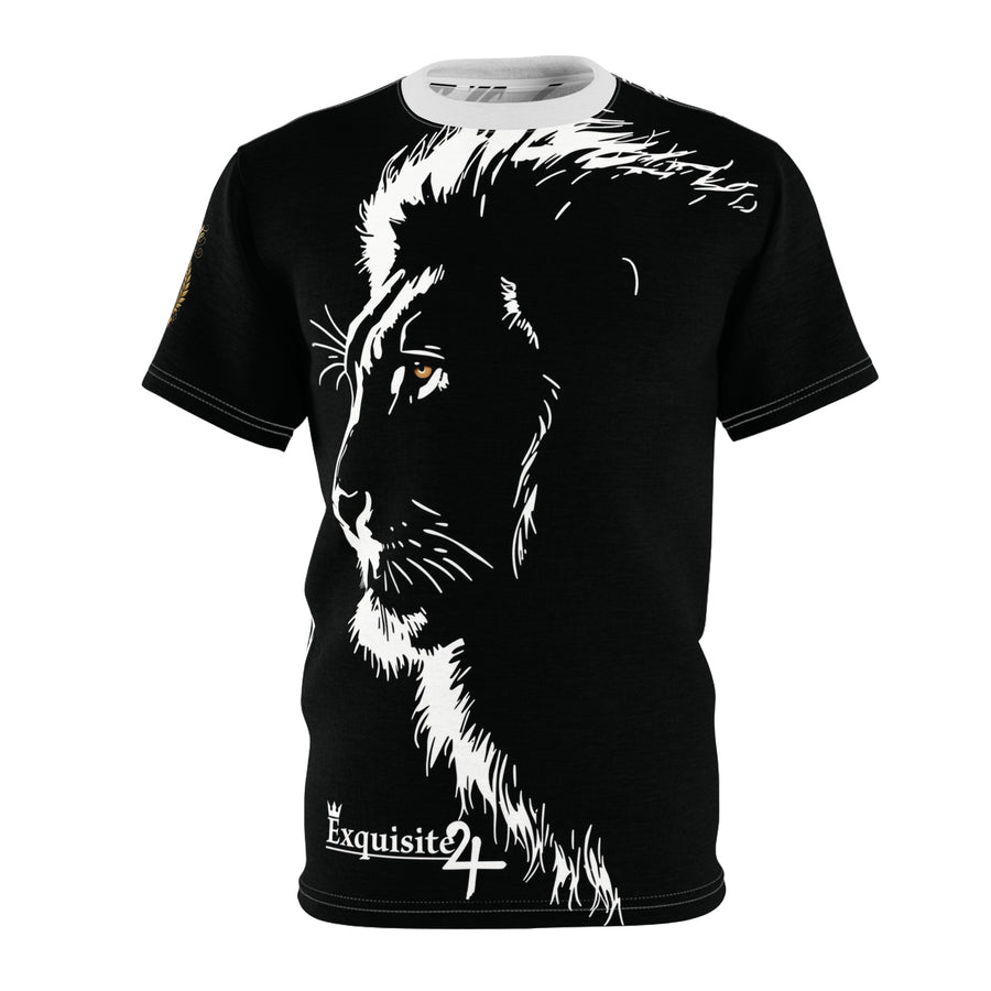 Lion Profile Monochrome Graphic Tee