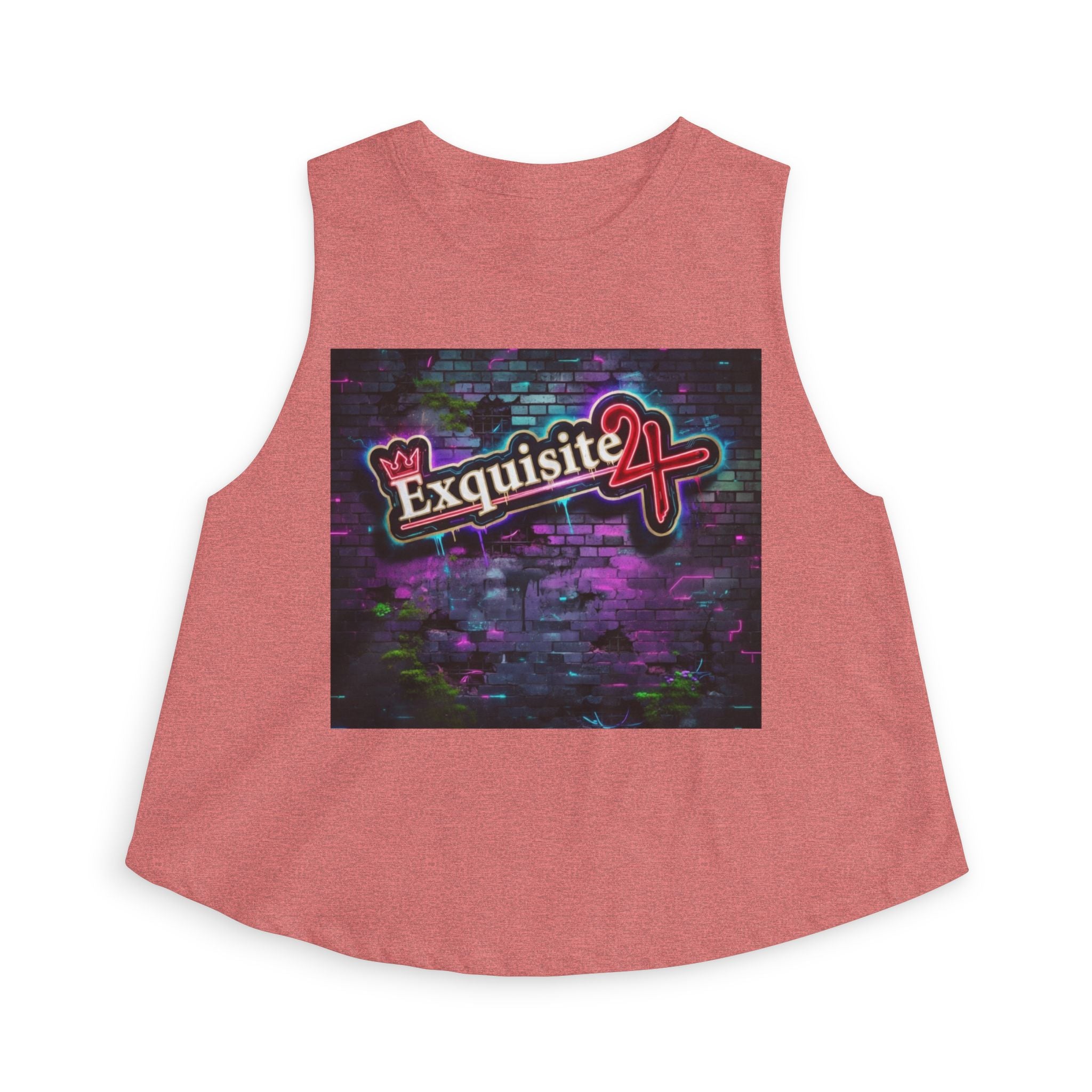 Crop Top — Graffiti Wall Logo Graphic Tank