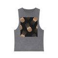 Pineapple Print Stonewash Tank Top