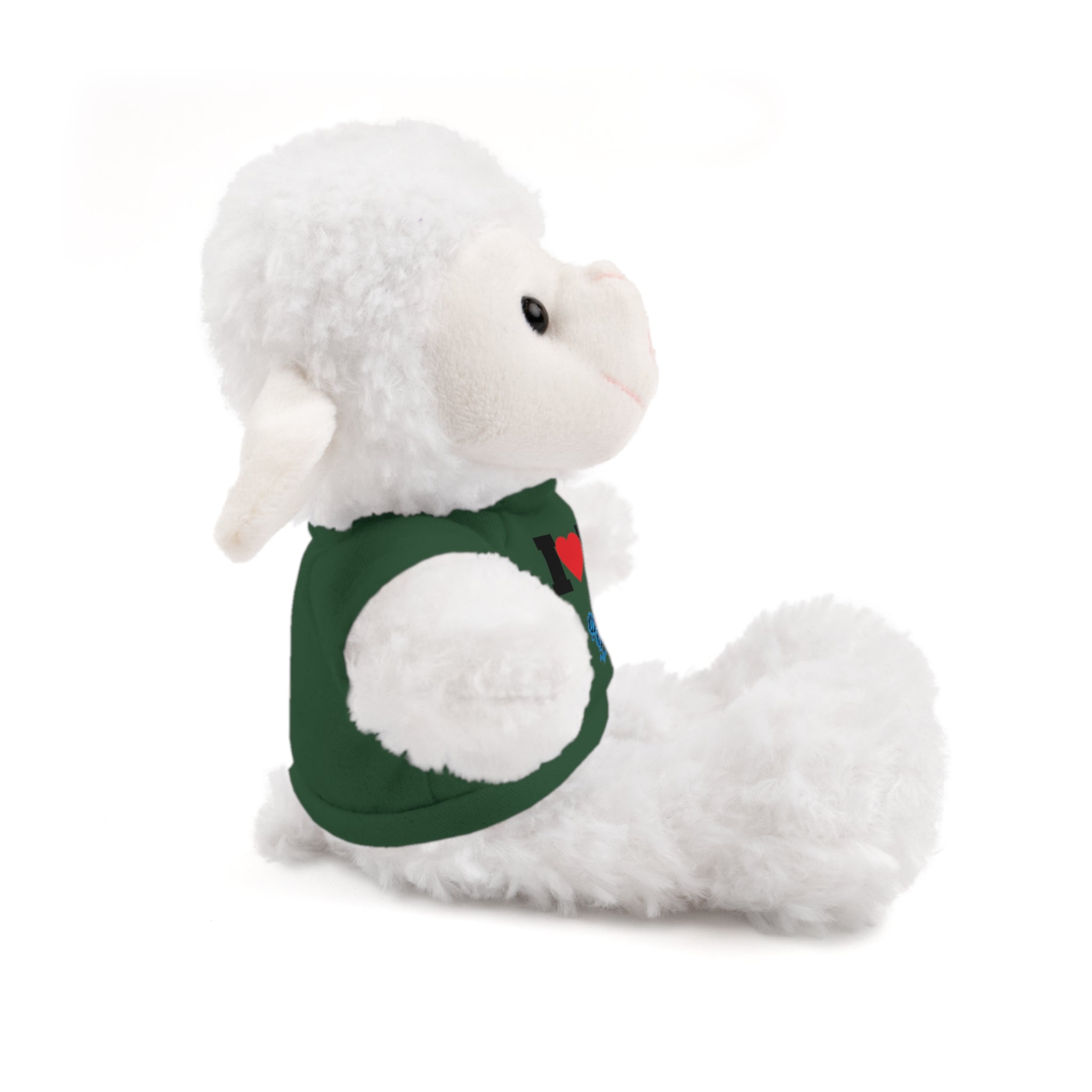Plush Bear with Branded Tee – Red Diamond and Blue Roses Teddy