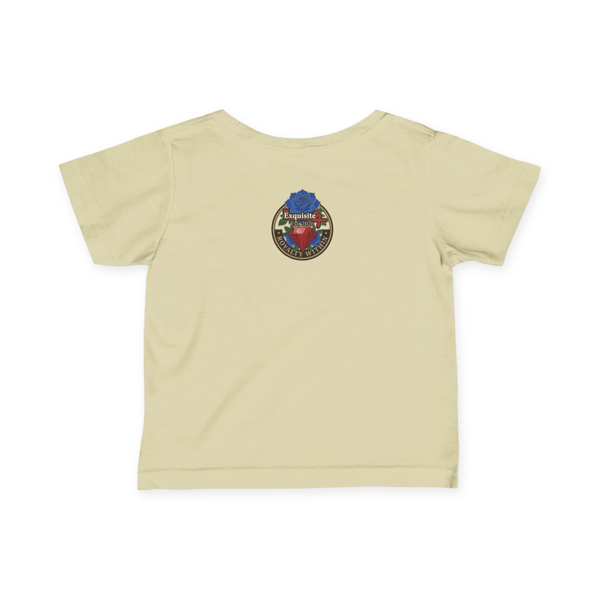 Infant Tee — "Daddy's Prince" Baby T‑Shirt with Crowned Angel Design