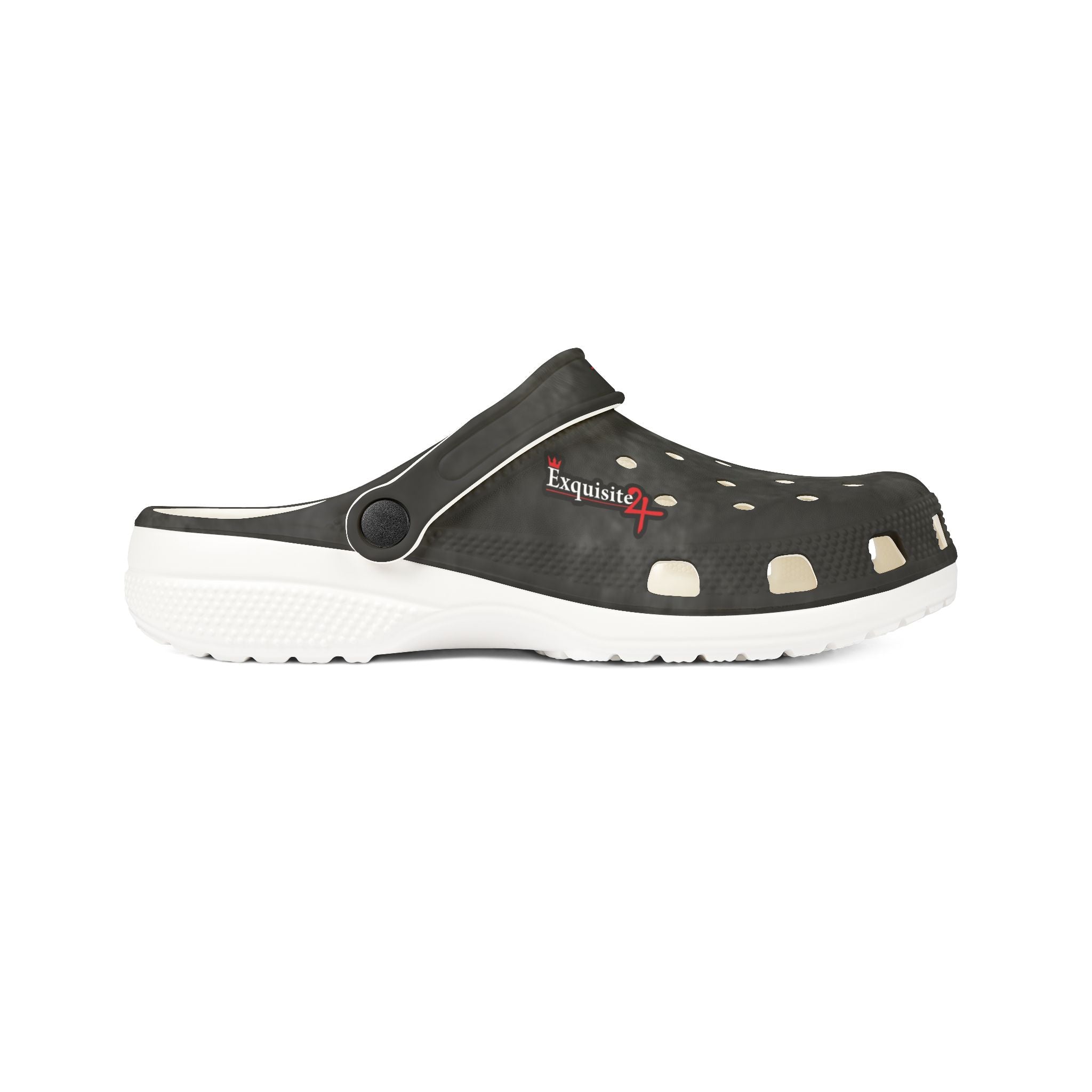 Black Marbled EVA Foam Clogs