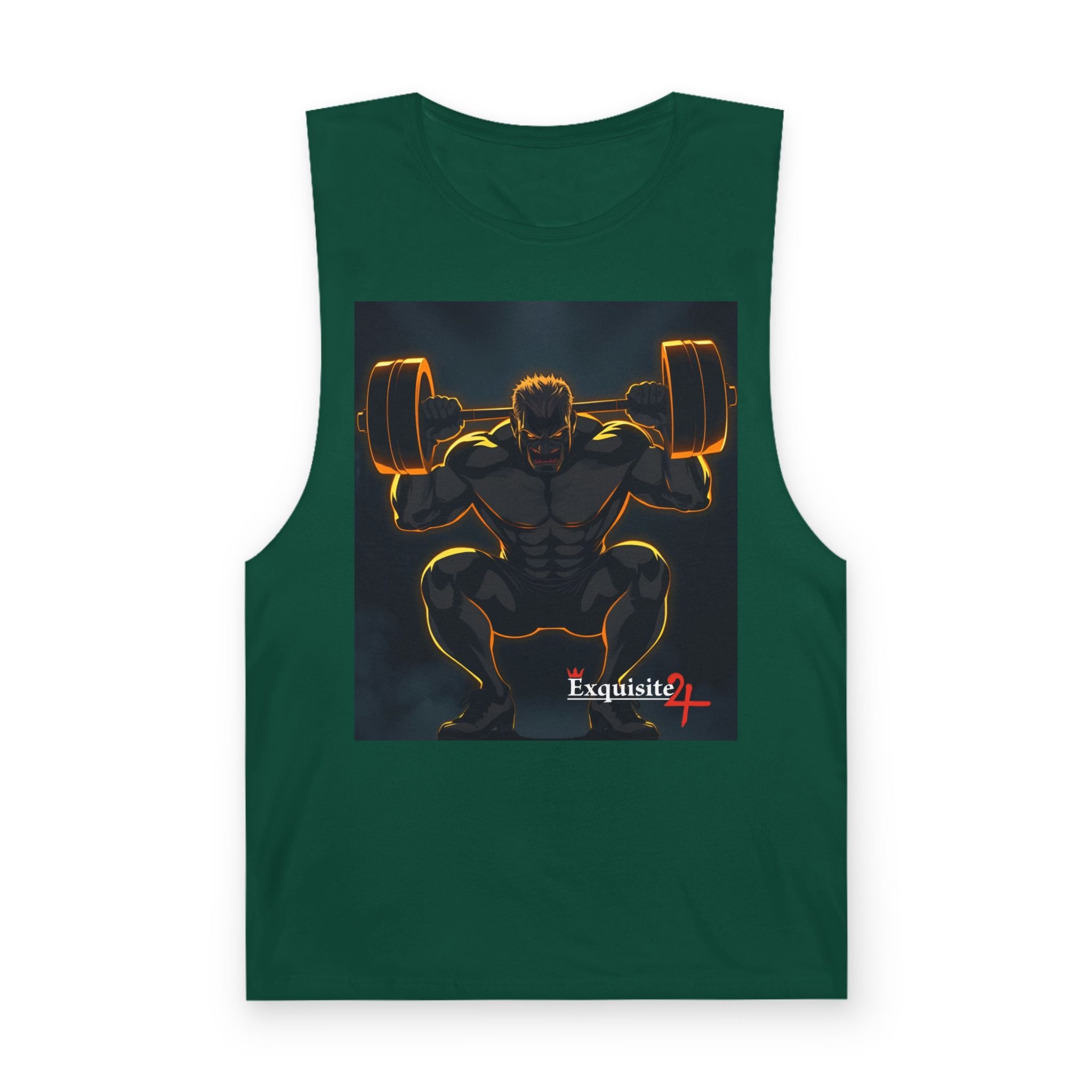 'Champions Are Made in the Gym' Weightlifting Graphic Tank