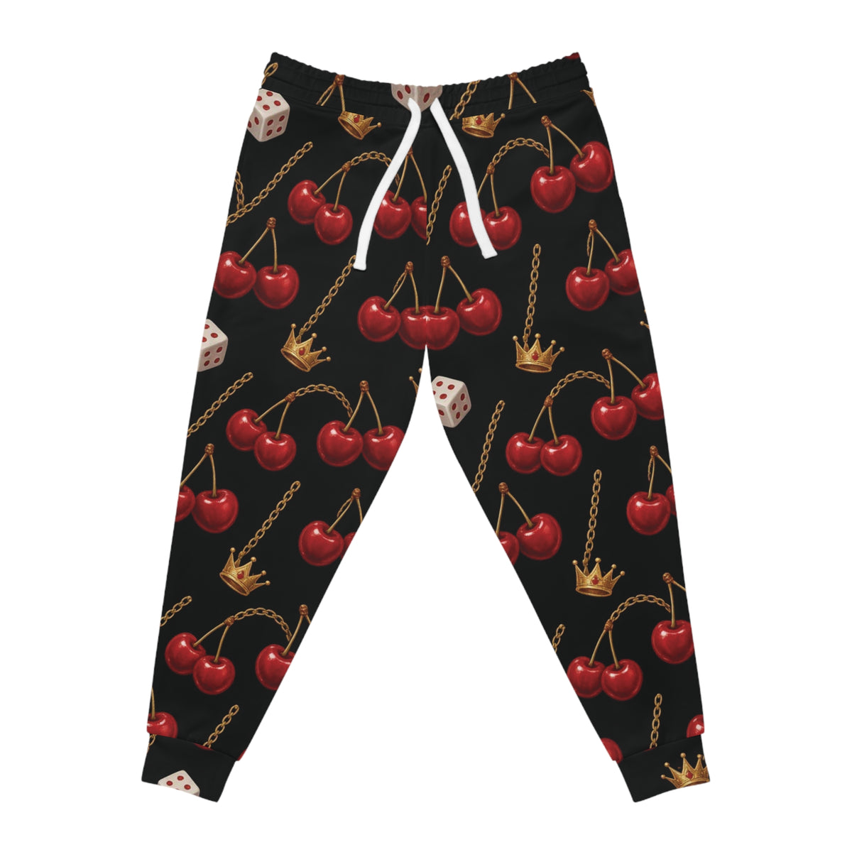 Lucky Dice & Cherry Women's Athletic Joggers