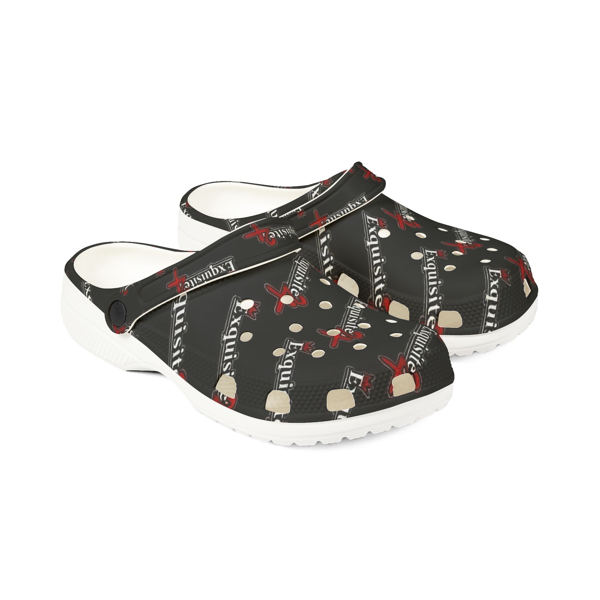 Black Exquisite 24 Pattern EVA Clog