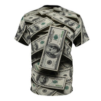 All-Over Money Print Tee — Cash Pattern Graphic Shirt