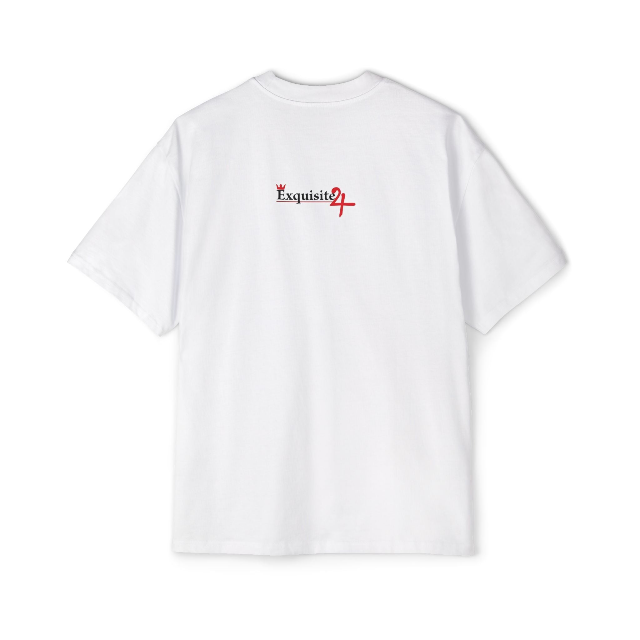 Oversized Graphic Tee — Bleeding Heart with Sword Design