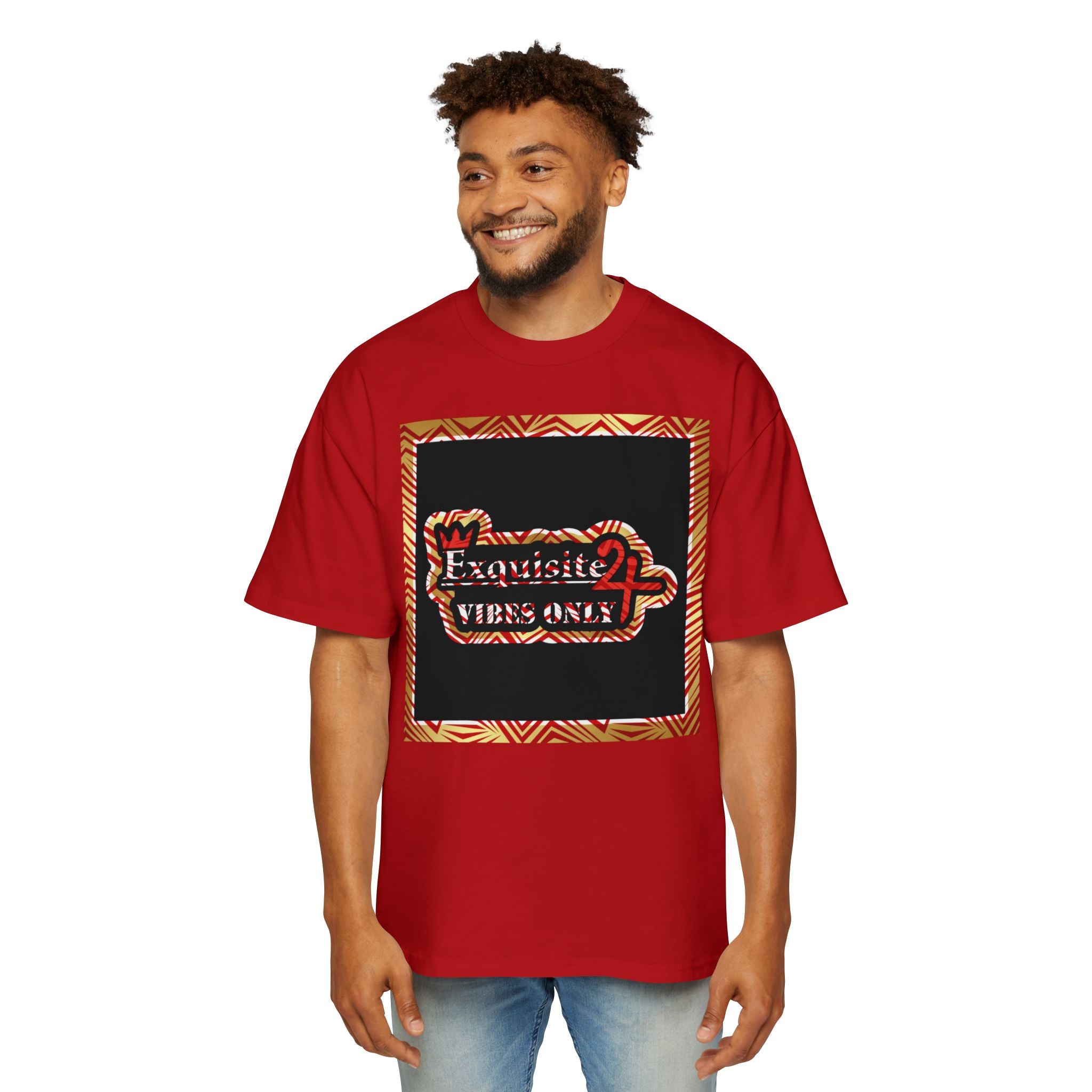 Exquisite 24 Vibes Only Patterned Frame Tee