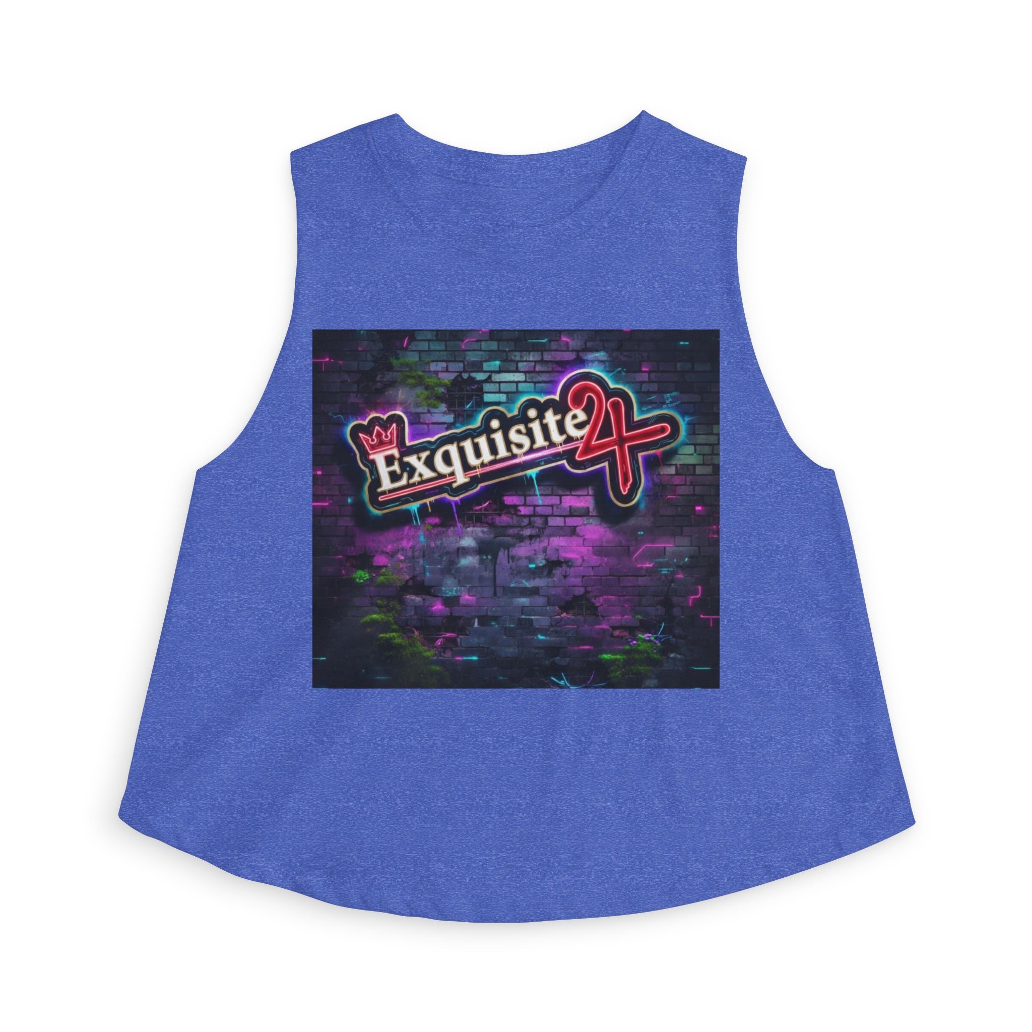 Crop Top — Graffiti Wall Logo Graphic Tank