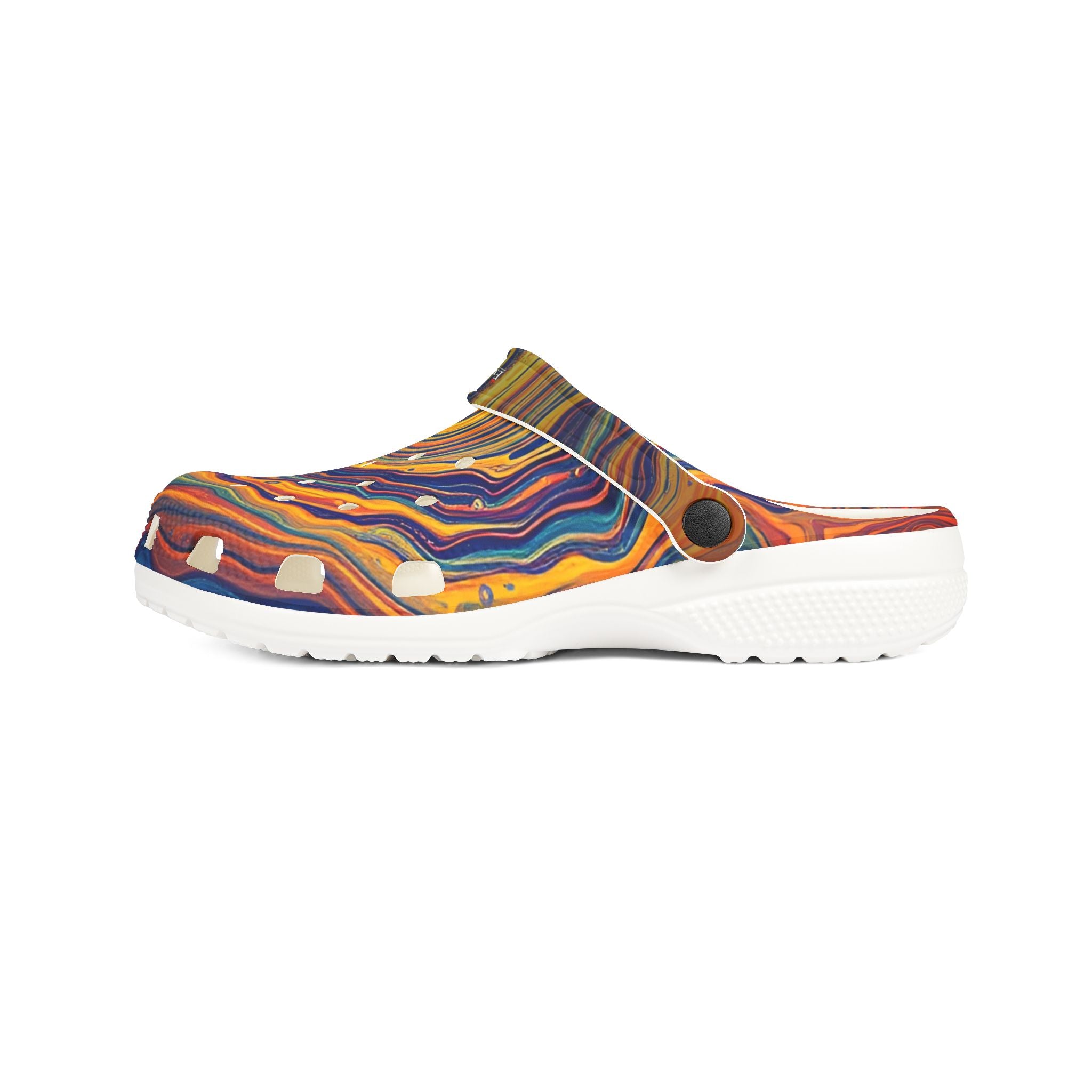 Colorful Swirl EVA Clogs — Comfortable Foam Shoes