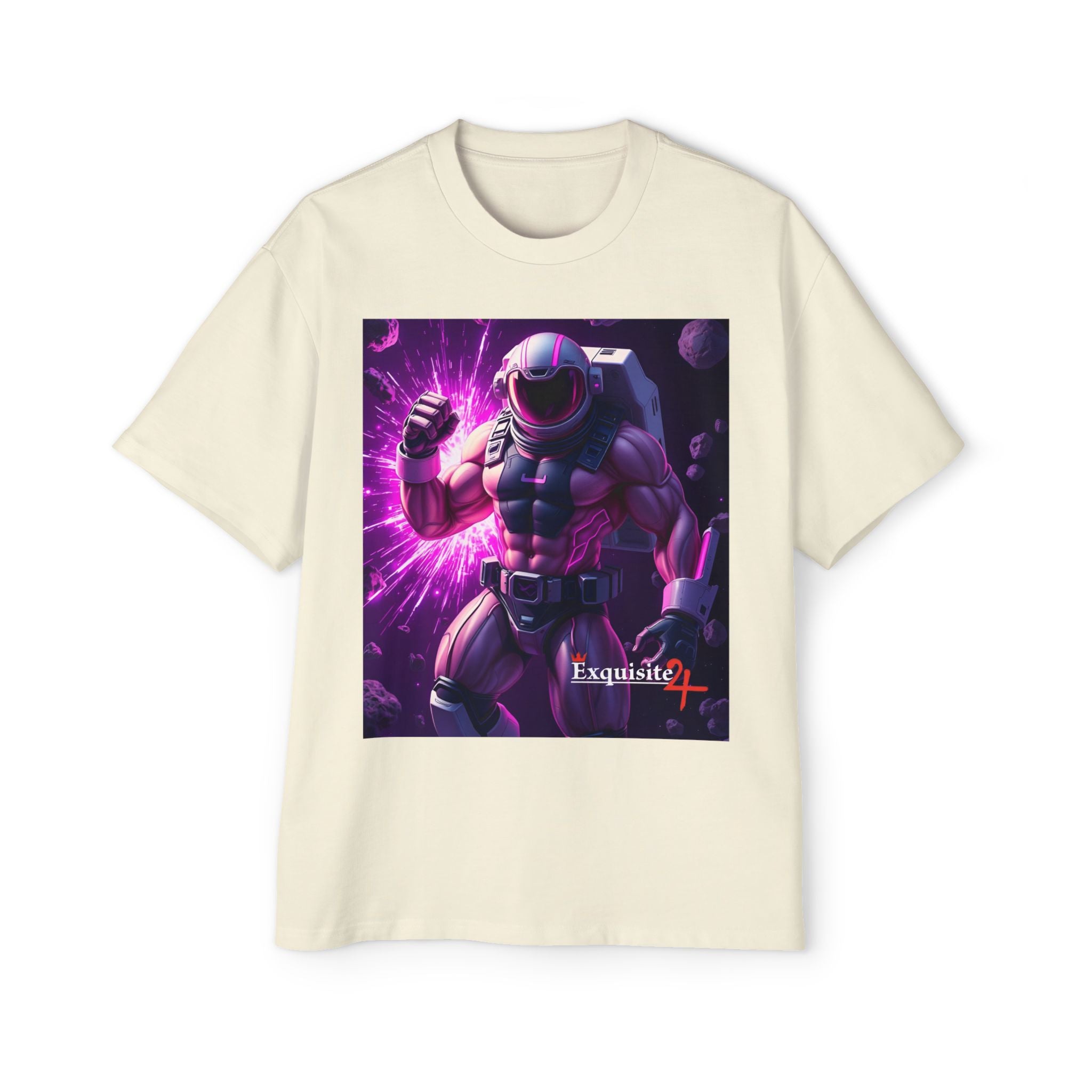 Astro Warrior Graphic Tee — Purple Space Ninja Gaming T-Shirt