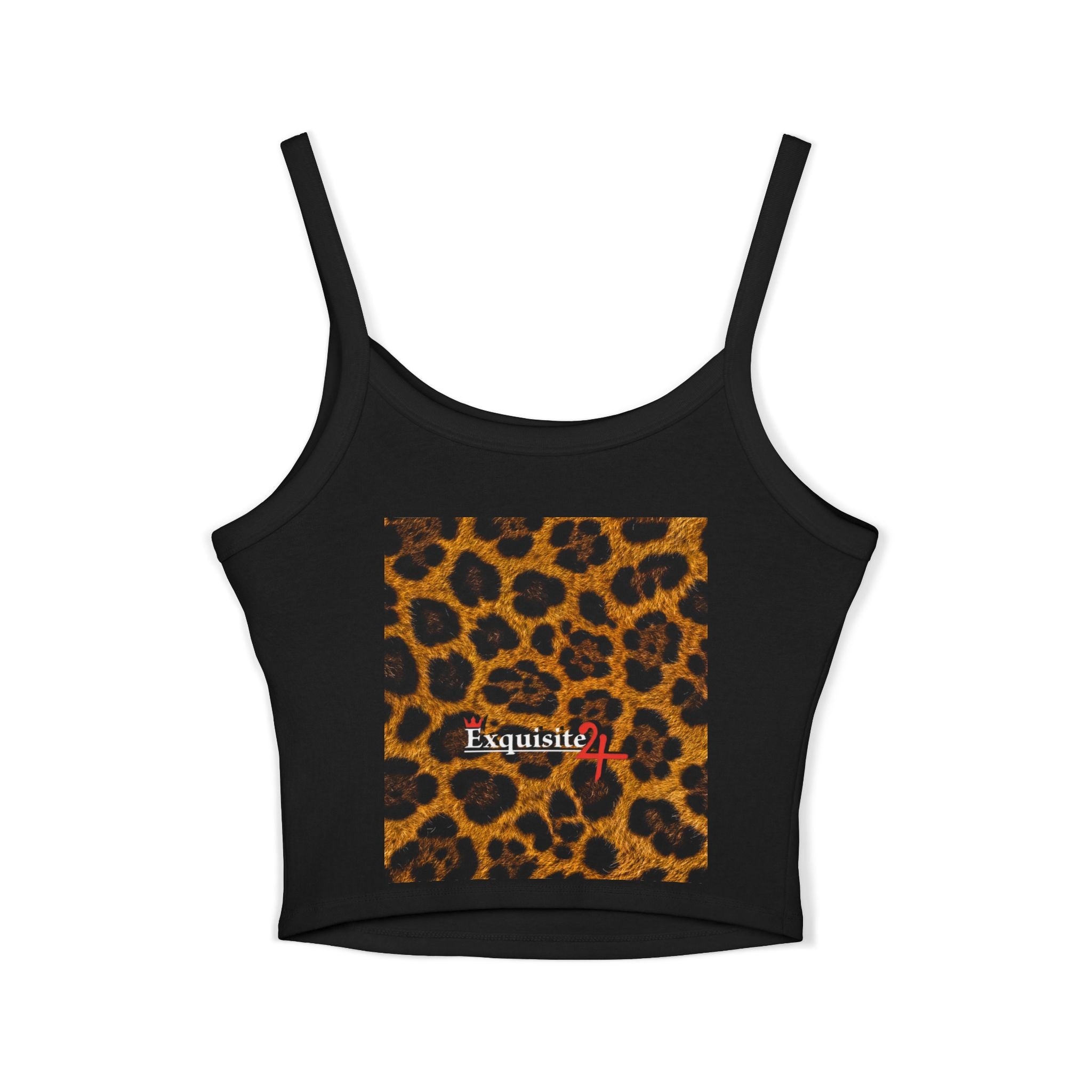 Exquisite 24 Leopard Print Women's Spaghetti Tank