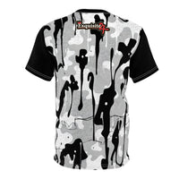 Exquisite 24 Black & White Camo Drip Tee