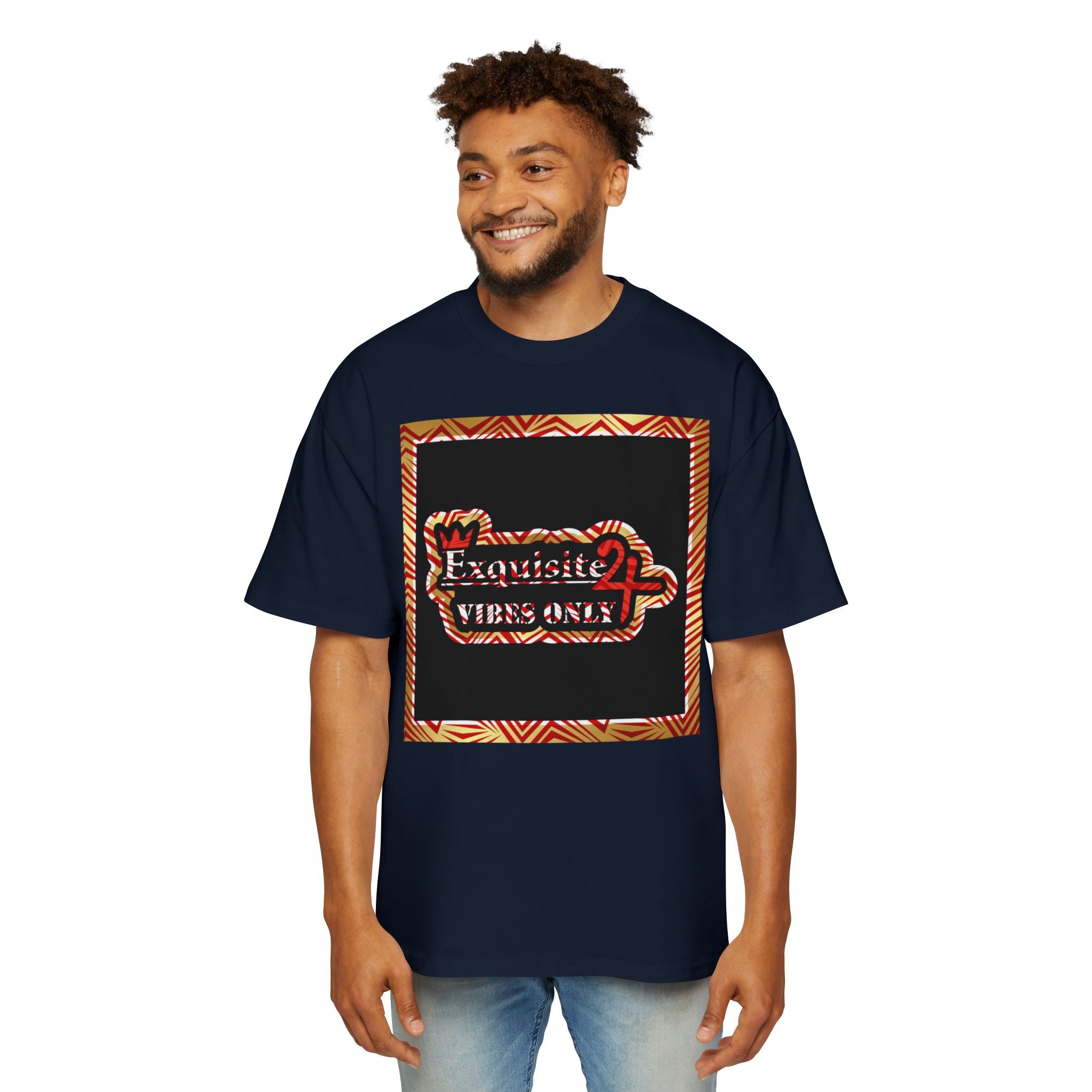 Exquisite 24 Vibes Only Patterned Frame Tee