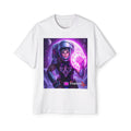 Astronaut Warrior Tee — Neon Space Mage Graphic T-Shirt