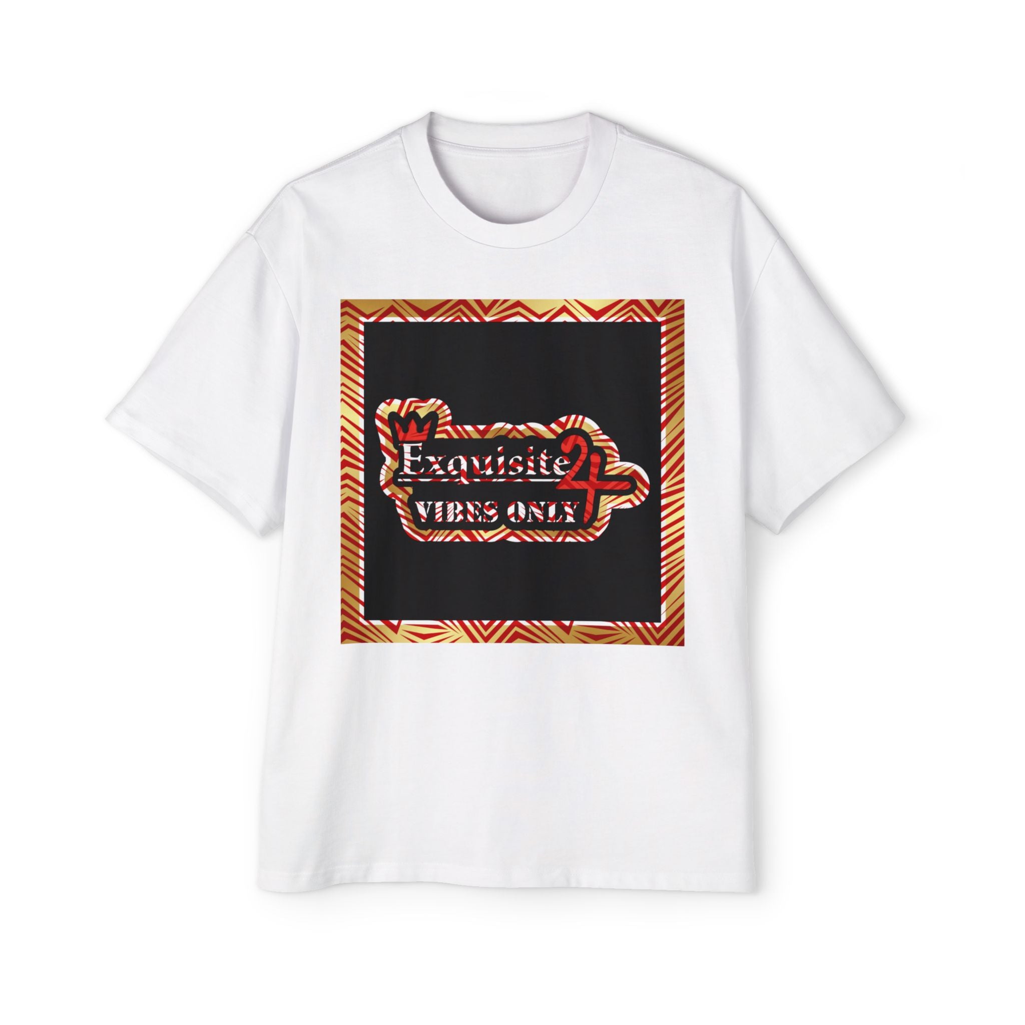 Exquisite 24 Vibes Only Patterned Frame Tee