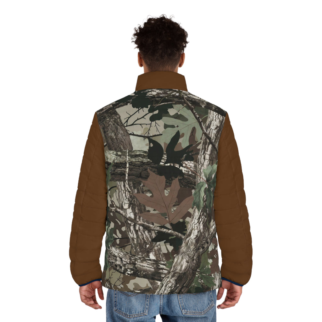 Camo Puffer Jacket — Men's Realtree-Inspired Outdoor Winter Coat