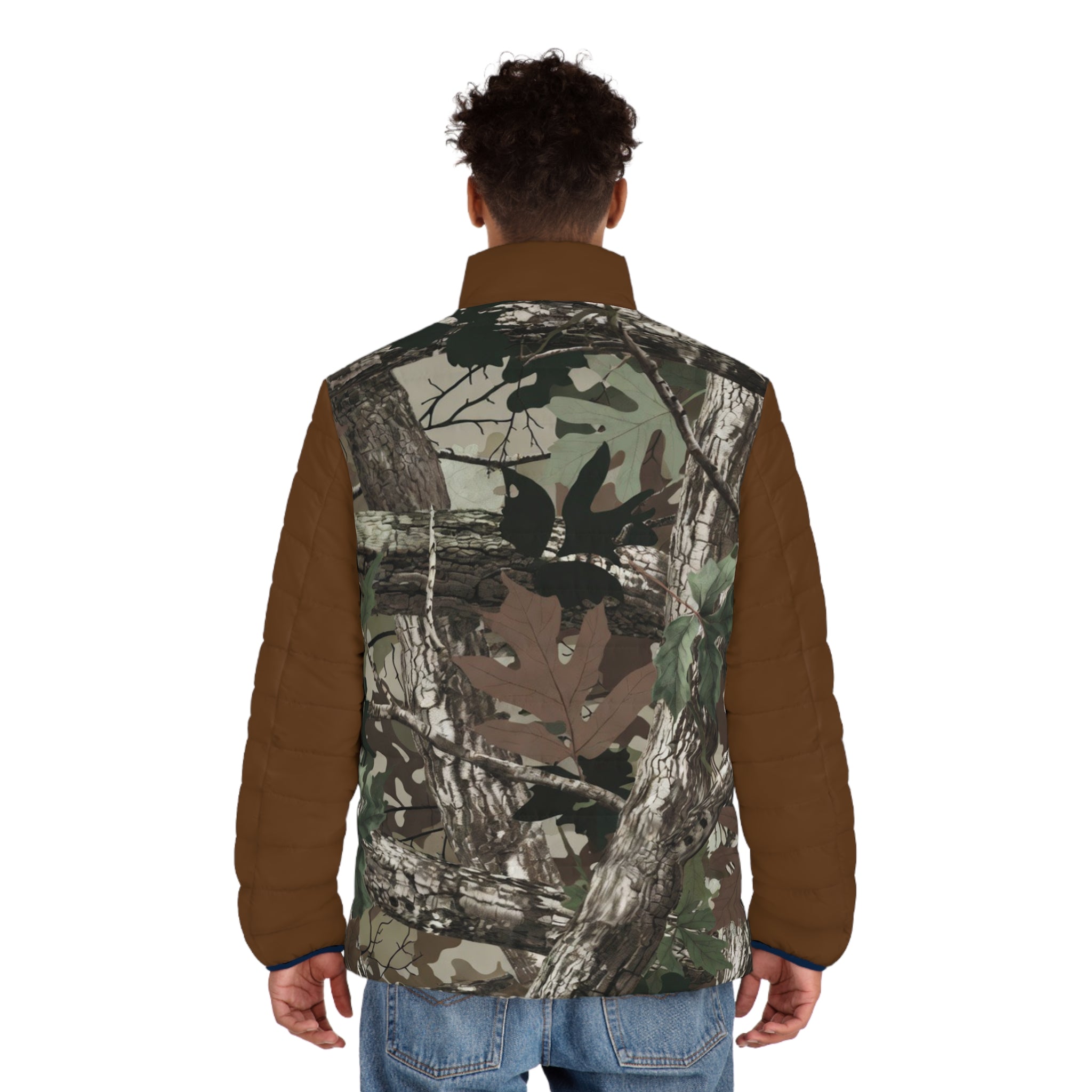 Camo Puffer Jacket — Men's Realtree-Inspired Outdoor Winter Coat