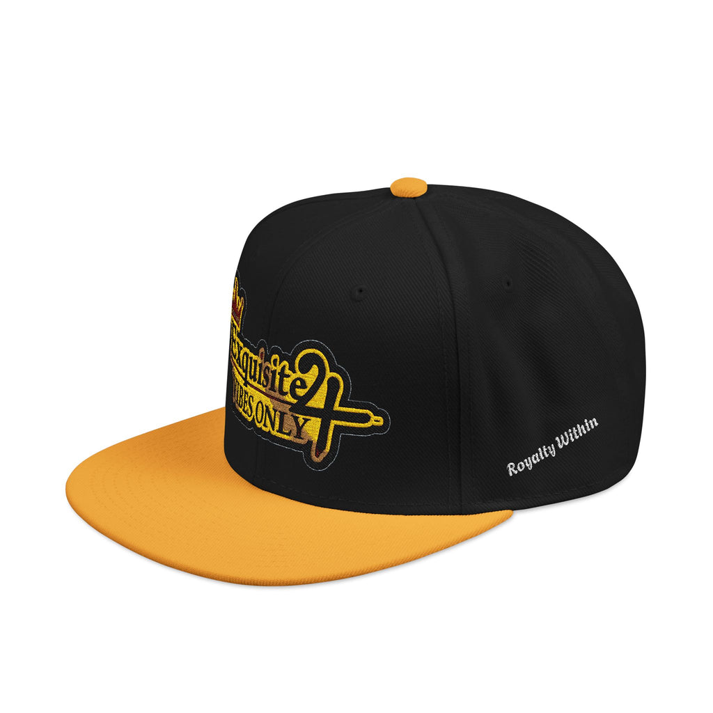 Exquisite 24 VIBES ONLY Embroidered Snapback Hat — Vintage Script Logo Streetwear Cap
