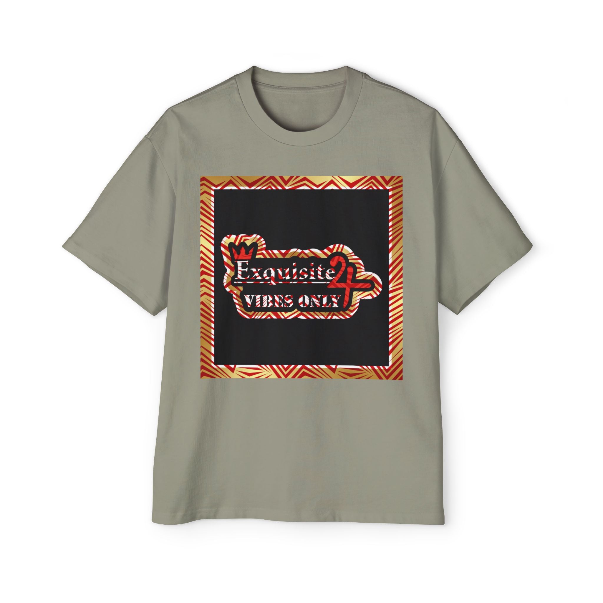 Exquisite 24 Vibes Only Patterned Frame Tee
