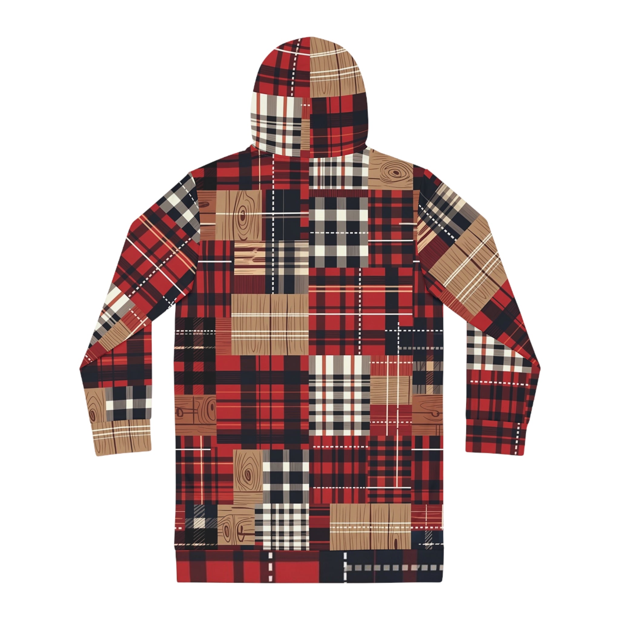 Plaid Hoodie Dress