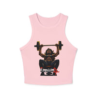 Women’s Weightlifting Graphic Racer Tank Top