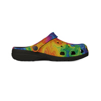 Tie-Dye Rainbow EVA Foam Clogs