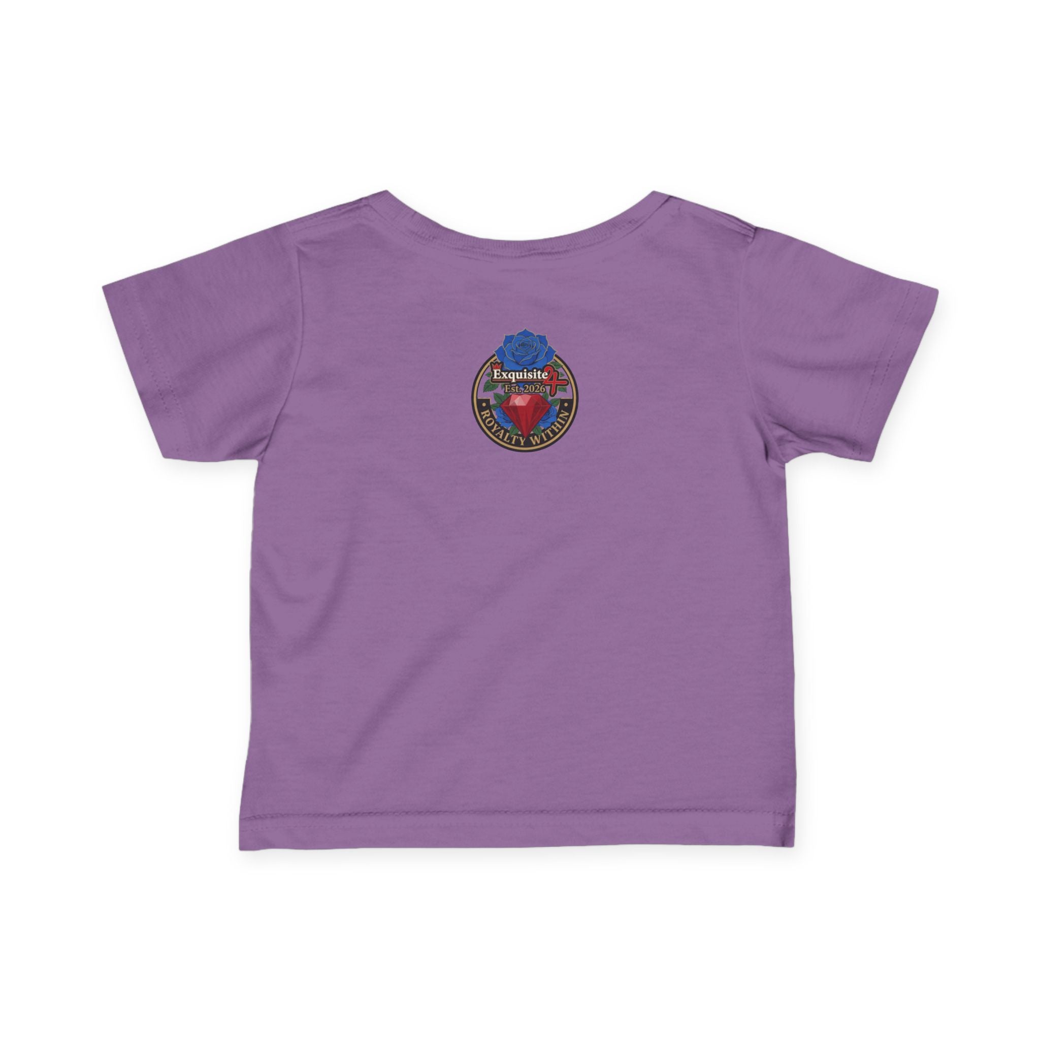 Infant Tee — "Daddy's Prince" Baby T‑Shirt with Crowned Angel Design