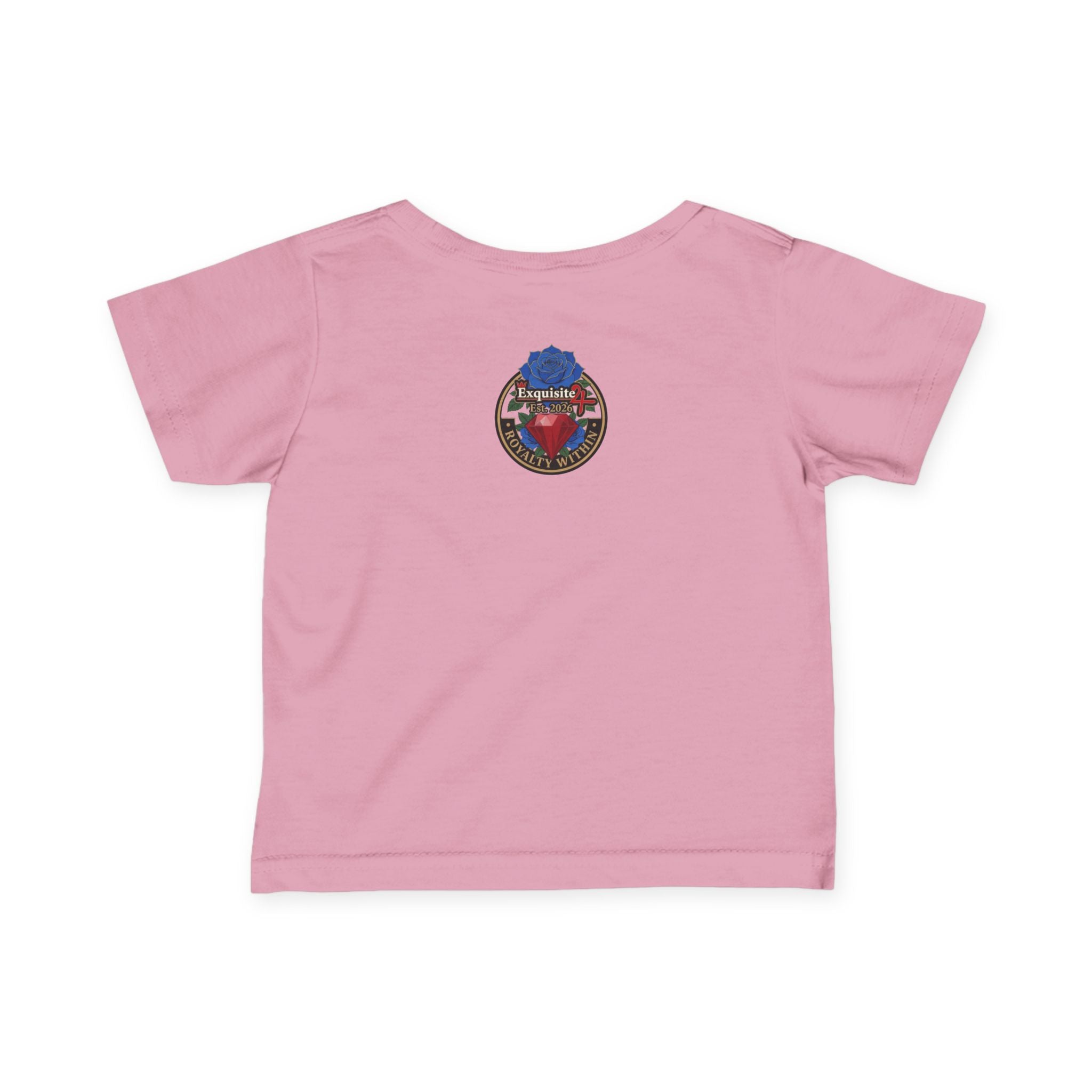 Infant Tee — "Daddy's Prince" Baby T‑Shirt with Crowned Angel Design