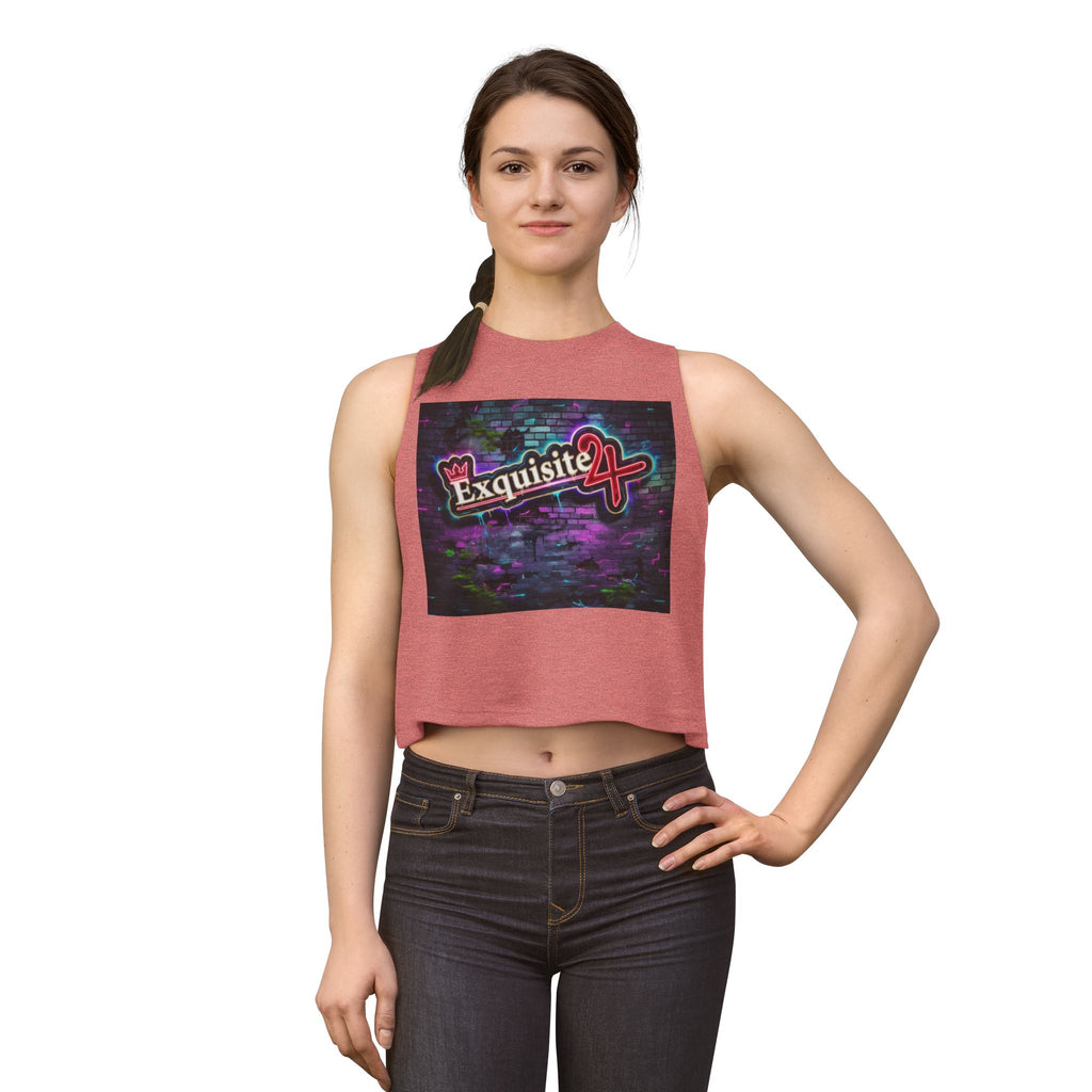 Crop Top — Graffiti Wall Logo Graphic Tank