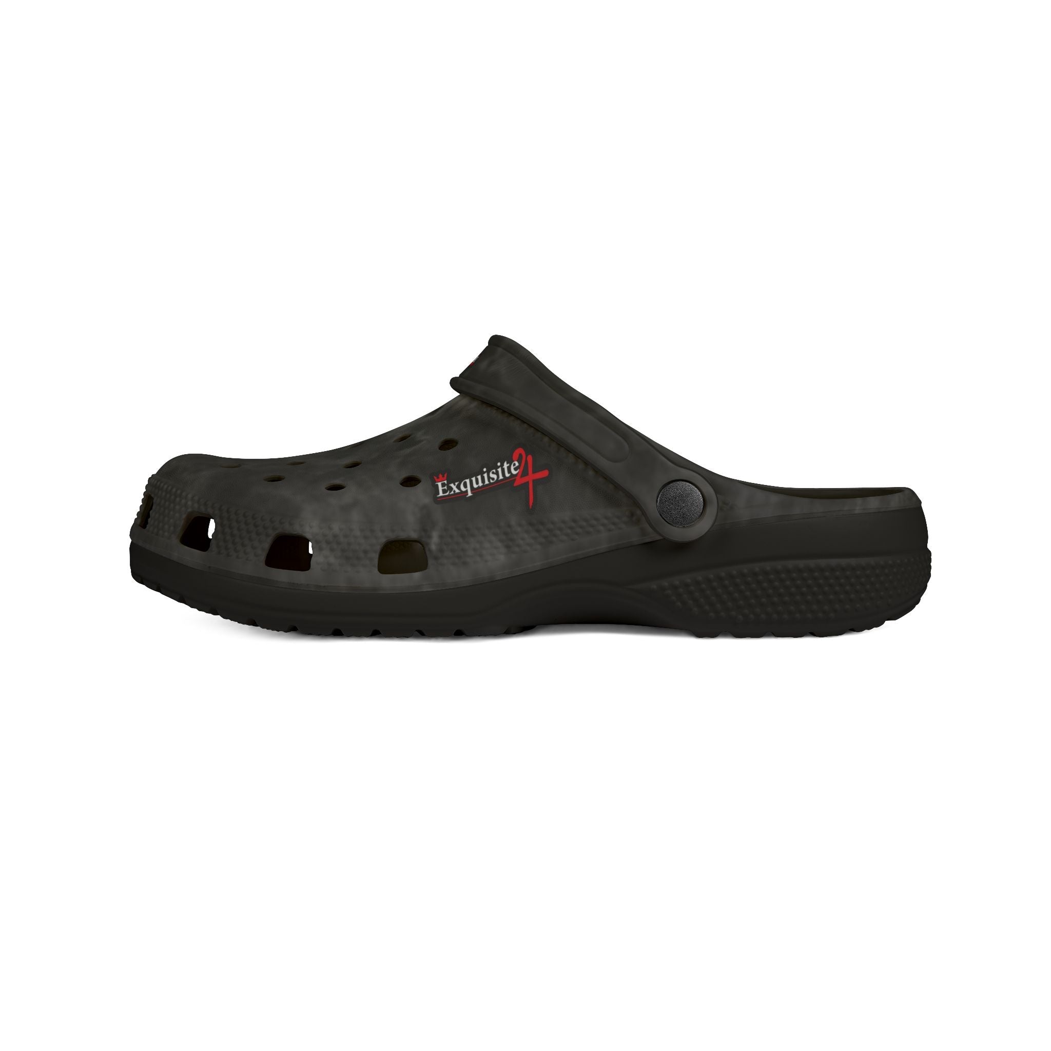 Black Marbled EVA Foam Clogs