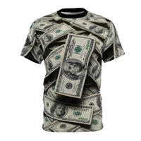 All-Over Money Print Tee — Cash Pattern Graphic Shirt
