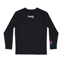 Men's 'Street Royalty Est. 2026' Blue Mask Long Sleeve Shirt