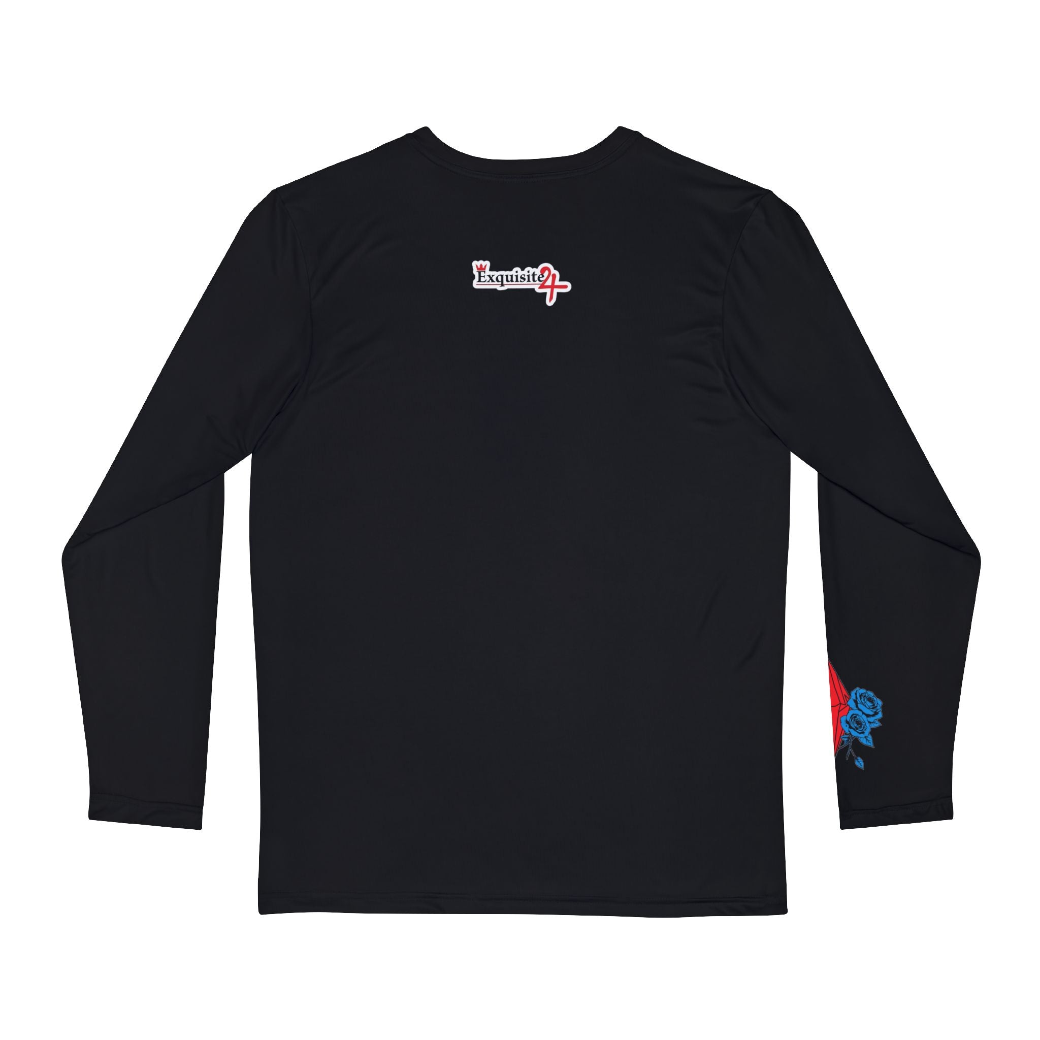 Men's 'Street Royalty Est. 2026' Blue Mask Long Sleeve Shirt