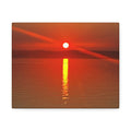 Sunset Reflection Stretched Canvas Wall Art