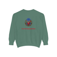 Exquisite 'Feel The Royalty Within' Sweatshirt — Crown Emblem Garment-Dyed Crewneck