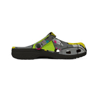 Neon Abstract EVA Foam Clogs