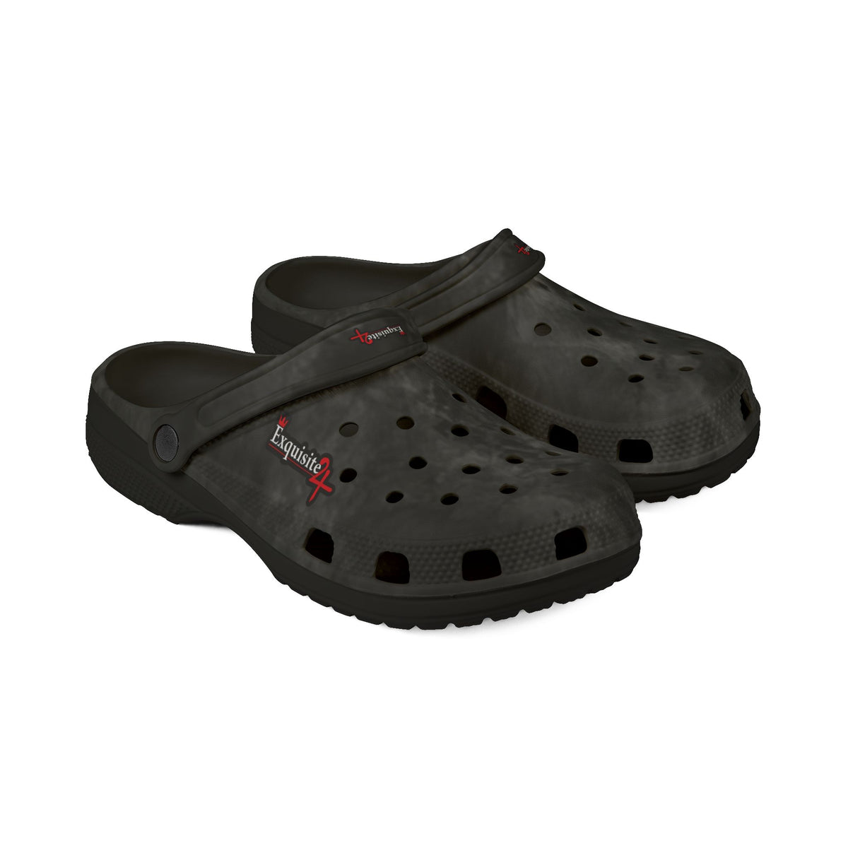 Black Marbled EVA Foam Clogs