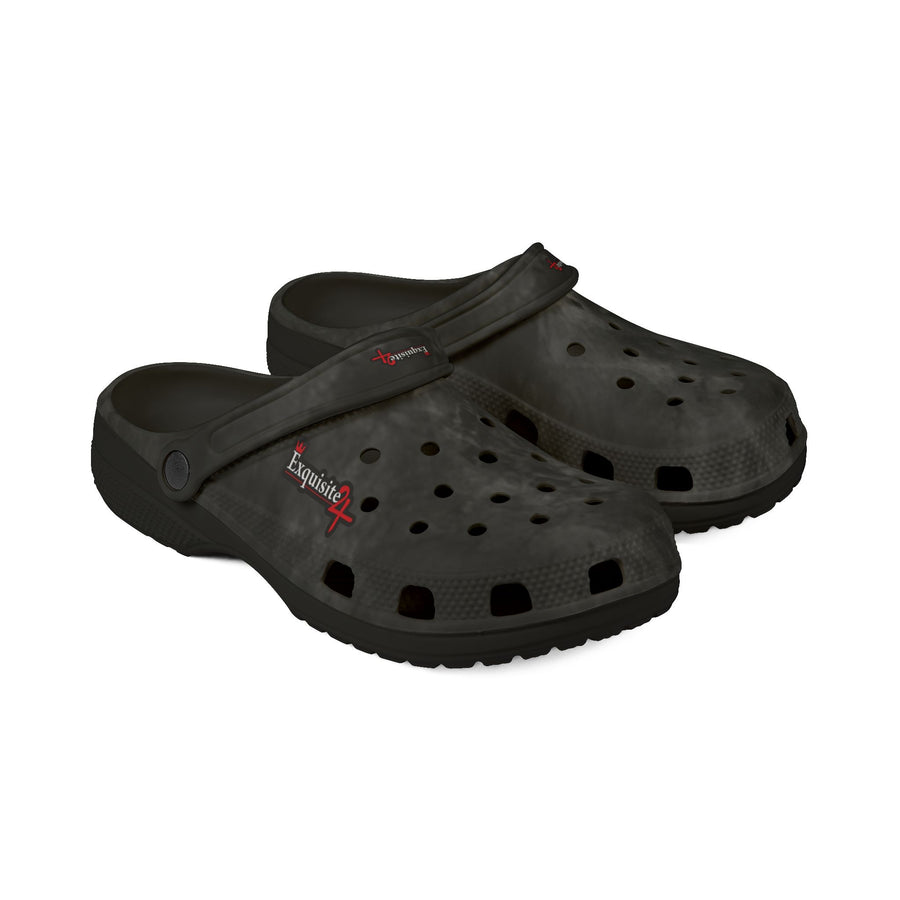 Black Marbled EVA Foam Clogs