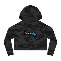 Cropped Hoodie — Exquisite 24 Pink Masked Character Graphic