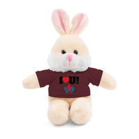 Red Diamond and Blue Roses Tee Plush