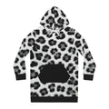 Leopard Print Hoodie Dress
