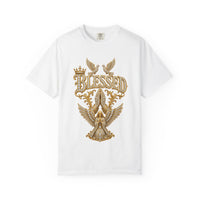 Gold "BLESSED" Graphic T-Shirt