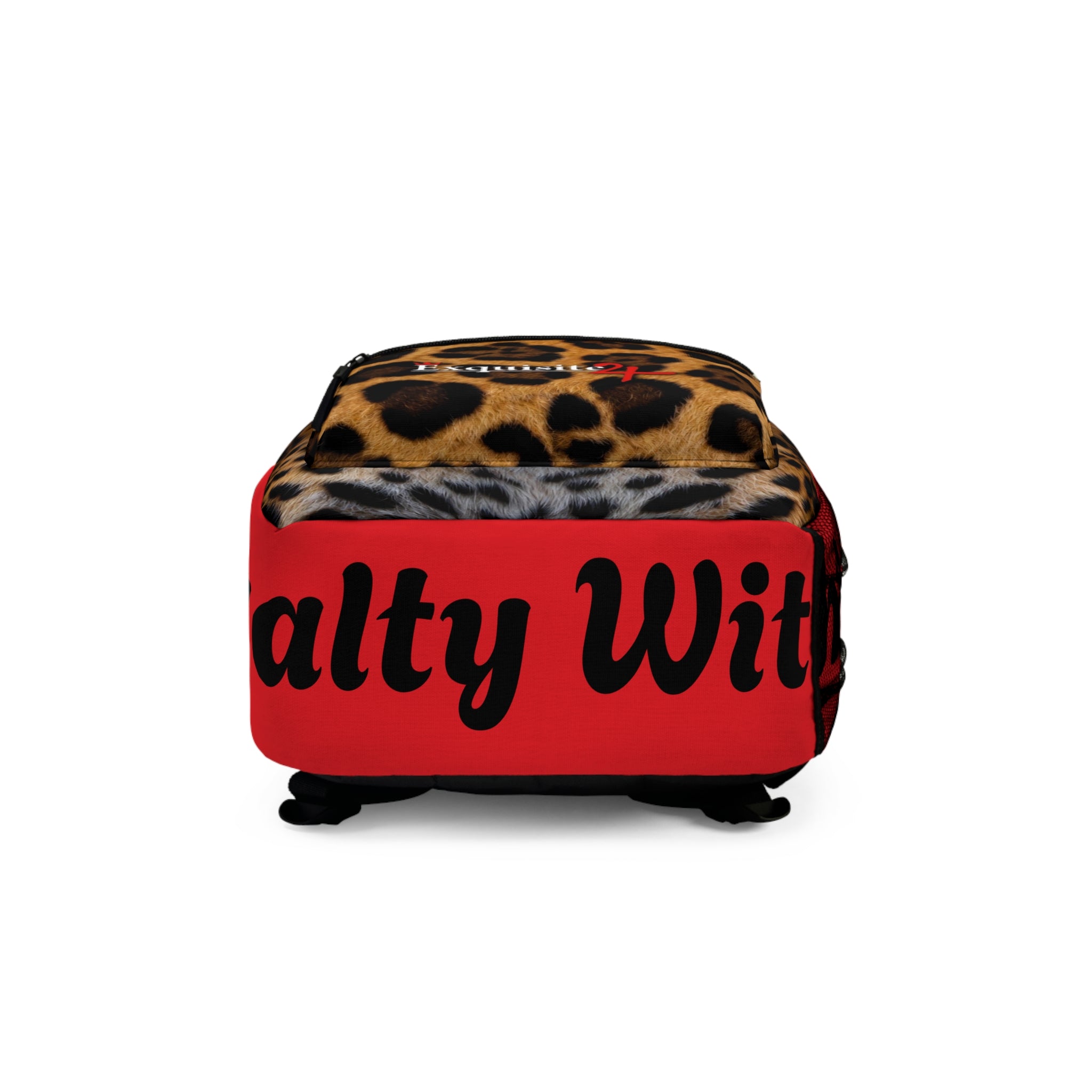 Exquisite 24 Leopard Gaze Backpack — Bold Animal Print School & Travel Bag