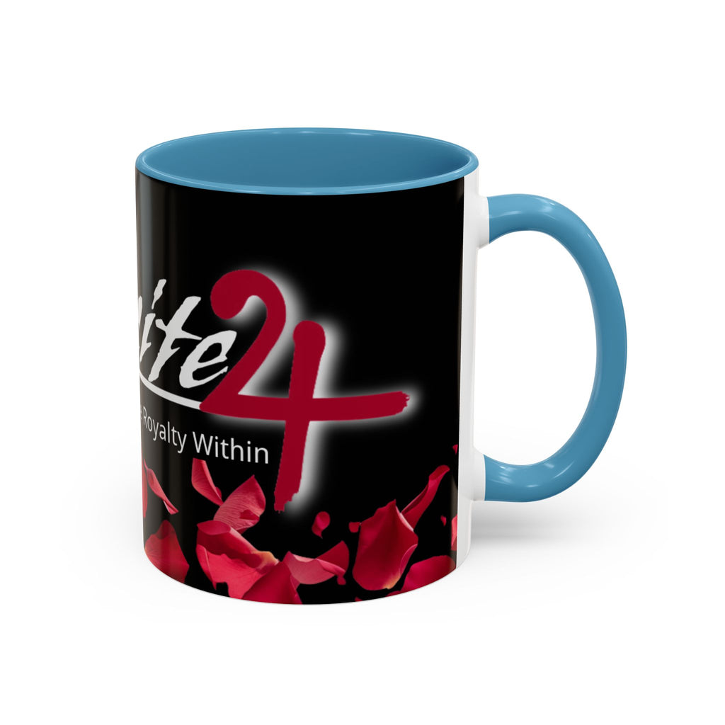 Exquisite 24 Rose Coffee Mug — 'Feel The Royalty Within' (11/15oz)