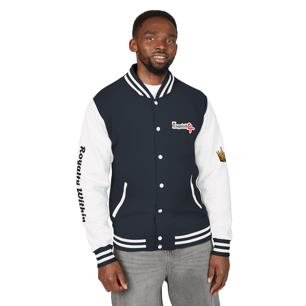 Exquisite 24 Royalty Within Emblem Varsity Jacket