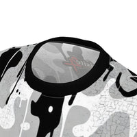 Exquisite 24 Black & White Camo Drip Tee